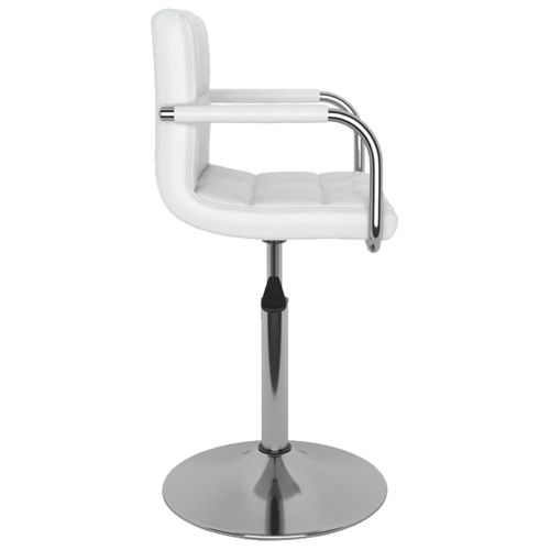 Tabouret De Bar Blanc Simili