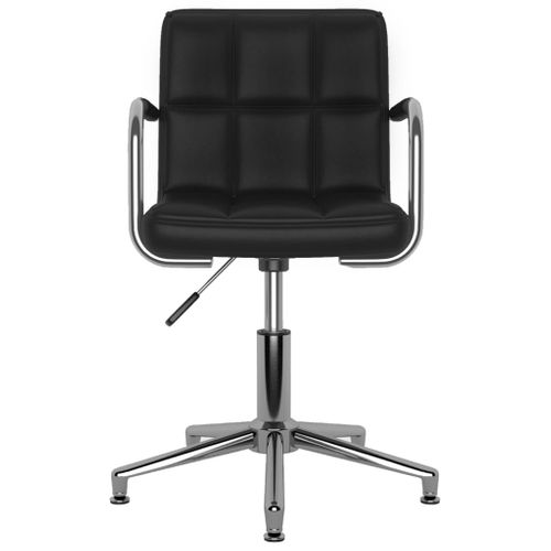 Chaise De Bureau Pivotante Noir Simili