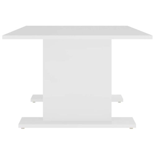 Table Basse Blanc 103,5x60x40 Cm Bois Contreplaqué