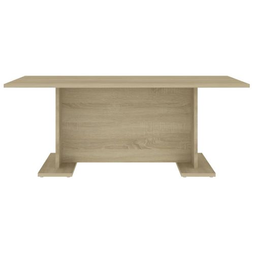 Table Basse Chêne Sonoma 103,5x60x40 Cm Bois Contreplaqué