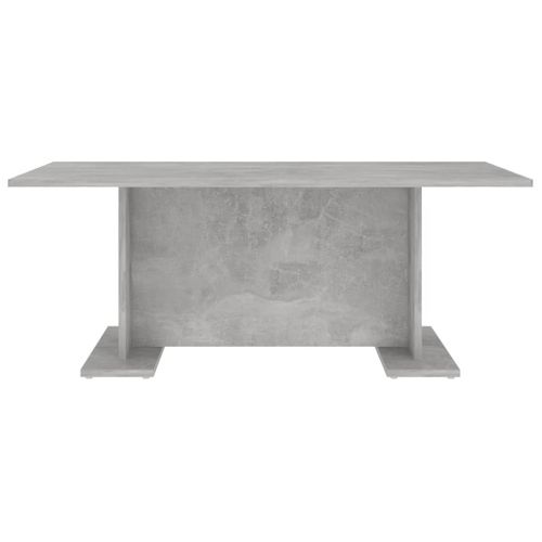 Table Basse Gris Béton 103,5x60x40 Cm Bois Contreplaqué
