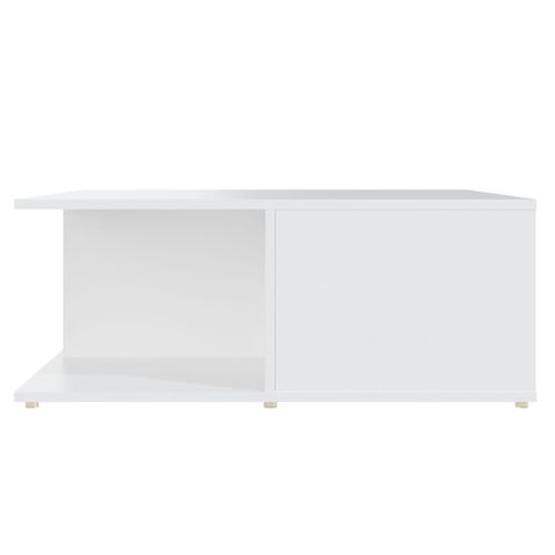 Table Basse Blanc 80x80x31 Cm Bois D'ingénierie