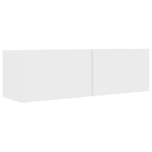 Meubles TV 3 Pièces Blanc Aggloméré