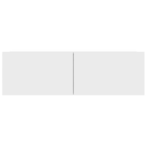 Meubles TV 3 Pièces Blanc Aggloméré