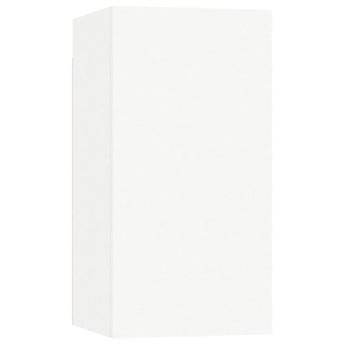 Ensemble De Meuble TV 6 Pièces Blanc Aggloméré