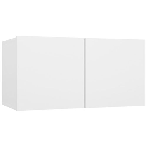 Ensemble De Meuble TV 6 Pièces Blanc Aggloméré