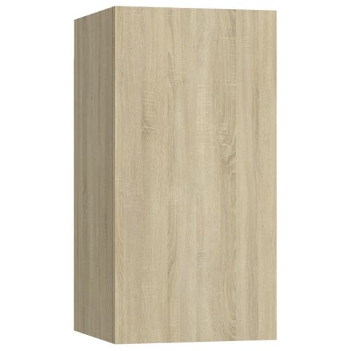 Ensemble De Meuble TV 4 Pièces Chêne Sonoma Aggloméré