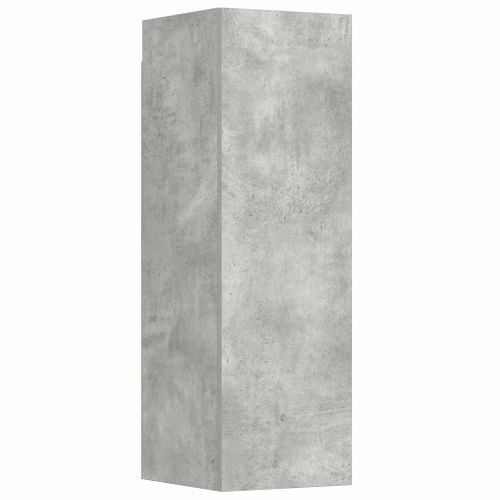 Ensemble De Meubles TV 3 Pièces Gris Béton Aggloméré