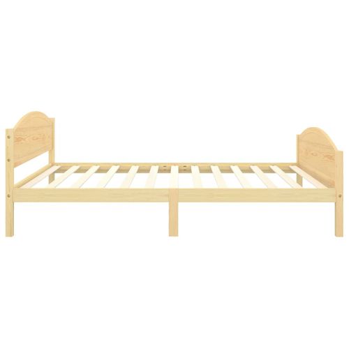 Cadre De Lit Sans Matelas Bois De Pin Massif 120x200 Cm