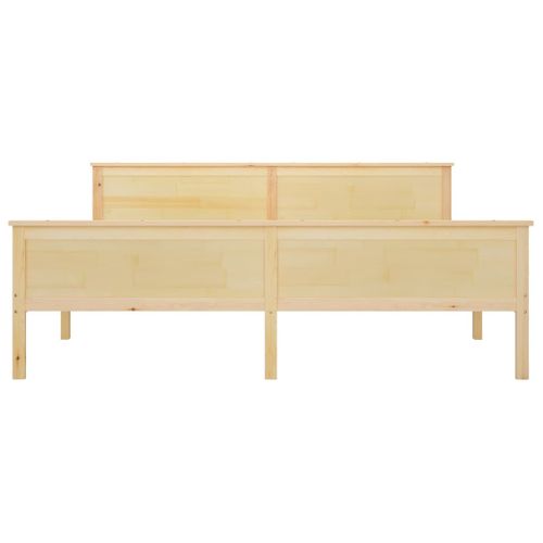 Cadre De Lit Sans Matelas Bois Massif De Pin 180x200 Cm