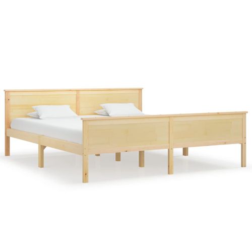 Cadre De Lit Sans Matelas Bois Massif De Pin 180x200 Cm