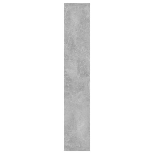 Étagère Murale Gris Béton 36x16x90 Cm Bois Contreplaqué