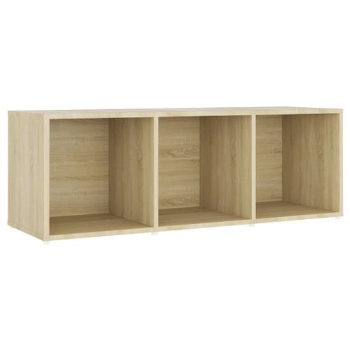 Meubles TV 2 Pièces Chêne Sonoma 107x35x37 Cm Bois Contreplaqué