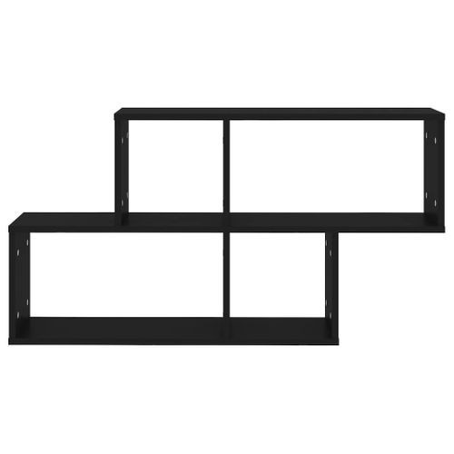 Étagère Murale Noir 100x18x53 Cm Bois D’ingénierie