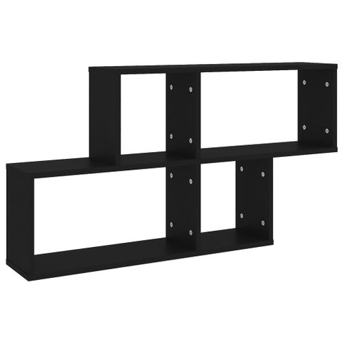 Étagère Murale Noir 100x18x53 Cm Bois D’ingénierie