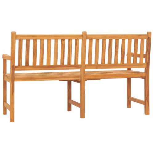 Banc De Jardin 3 Places Avec Table 150 Cm Bois De Teck Massif