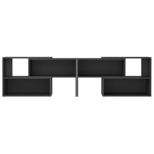 Meuble TV Gris 149x30x52 Cm Bois Contreplaqué