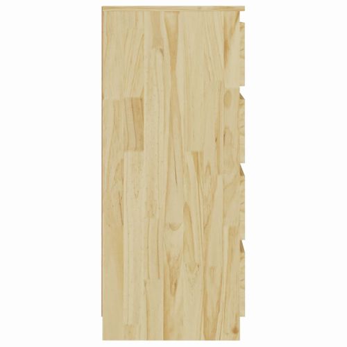 Armoire D'appoint 60x36x84 Cm Bois De Pin Massif