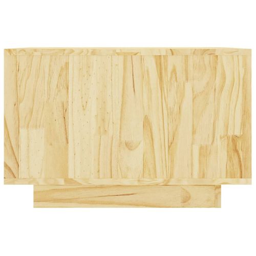 Table Basse 50x50x33,5 Cm Bois De Pin Massif