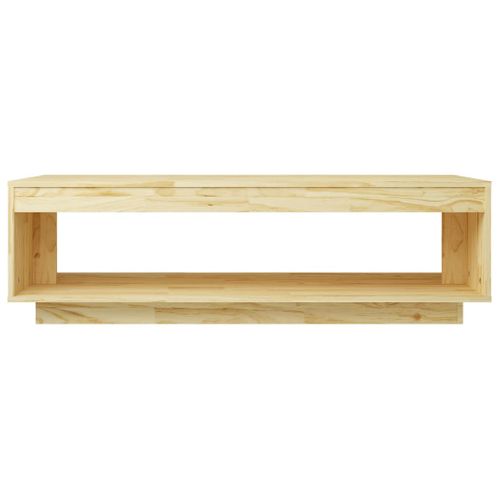 Table Basse 110x50x33,5 Cm Bois De Pin Massif