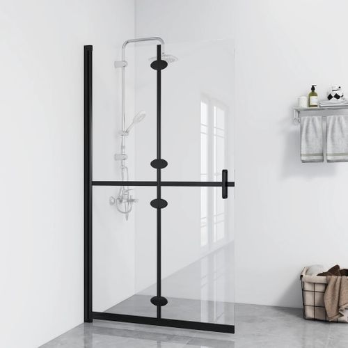 Paroi De Douche Pliable Verre Esg Transparent 120x190 Cm