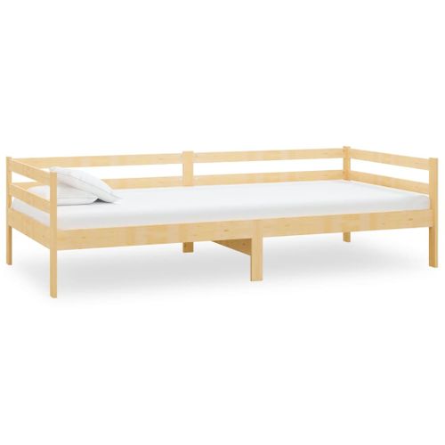 Lit De Jour Sans Matelas Bois De Pin Massif 90x200 Cm
