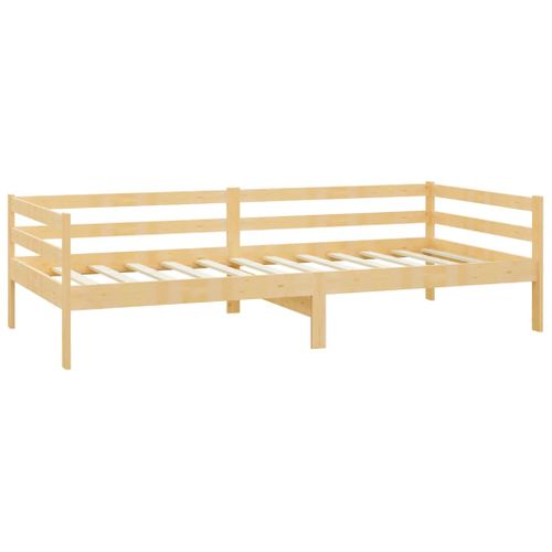 Lit De Jour Sans Matelas Bois De Pin Massif 90x200 Cm