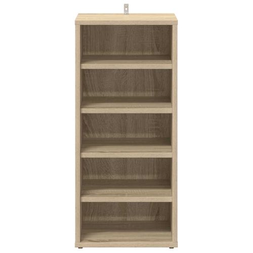 Armoires à Chaussures 2 Pièces Chêne Sonoma Bois Contreplaqué