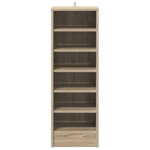 Armoire à Chaussures Chêne Sonoma 31,5x35x90 Cm Aggloméré