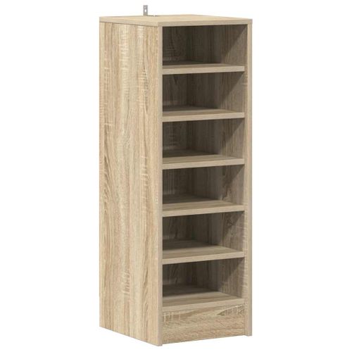 Armoire à Chaussures Chêne Sonoma 31,5x35x90 Cm Aggloméré