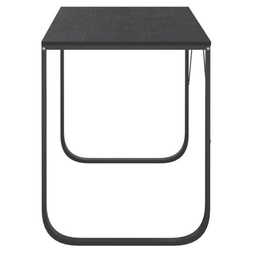 Bureau D'ordinateur Noir 110x60x73 Cm Aggloméré