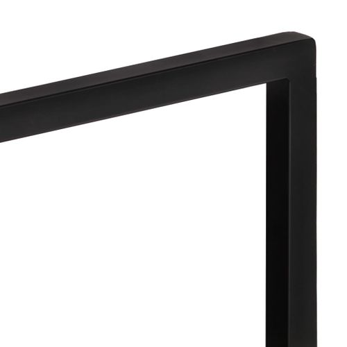 Étagères Murales 2 Pièces 60x25x35 Cm Bois D'acacia Et Acier