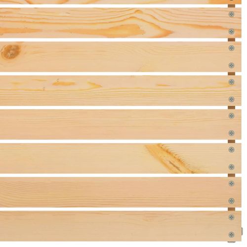 Salon De Jardin 6 PCs Bois De Pin Massif