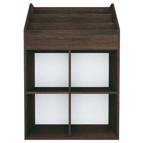 Meuble TV Blanc 100x40x40 Cm Bois Contreplaqué