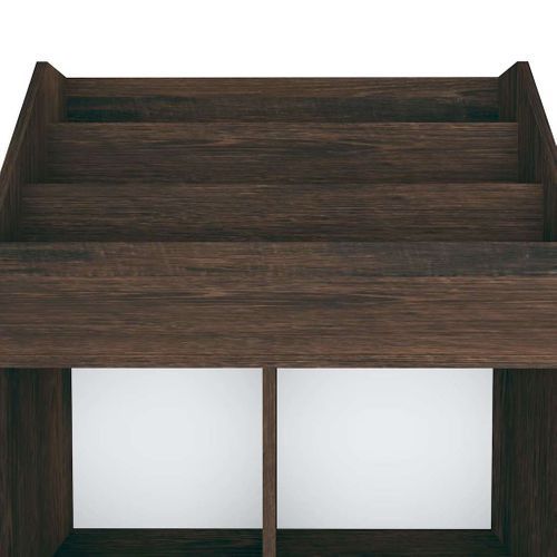 Meuble TV Blanc 100x40x40 Cm Bois Contreplaqué