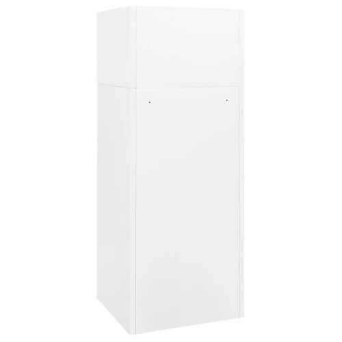 Armoire à Selles Blanc 53x53x140 Cm Acier