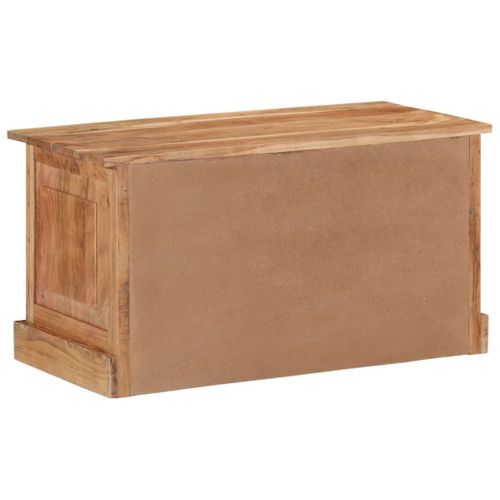 Banc De Rangement De Chaussures 85x40x45cm Bois D'acacia Massif