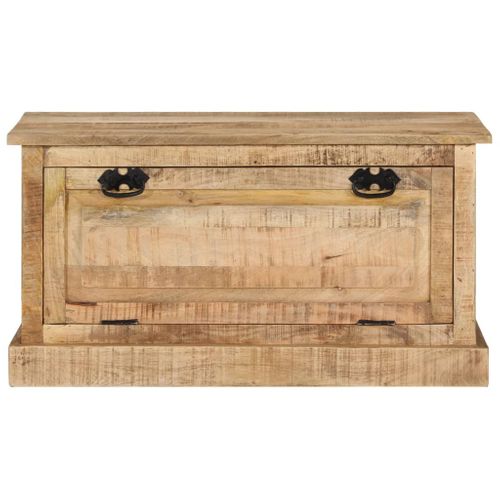 Banc De Rangement De Chaussures 85x40x45 Cm Bois De Manguier
