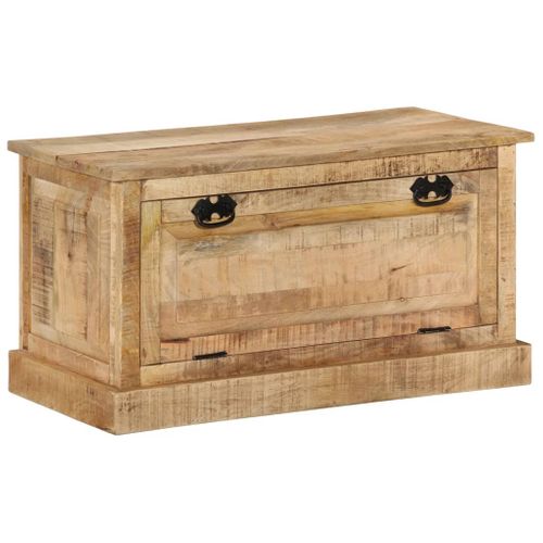 Banc De Rangement De Chaussures 85x40x45 Cm Bois De Manguier
