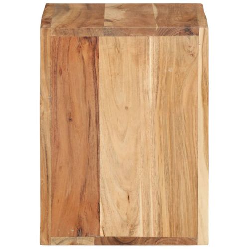 Tabouret 40x30x40 Cm Bois D'acacia Solide