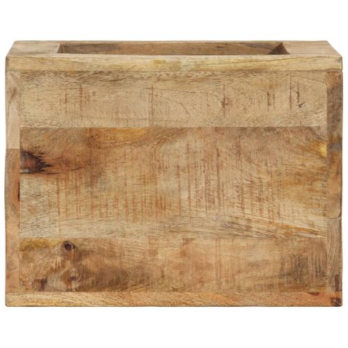 Tabouret 40x30x40 Cm Bois De Manguier Solide