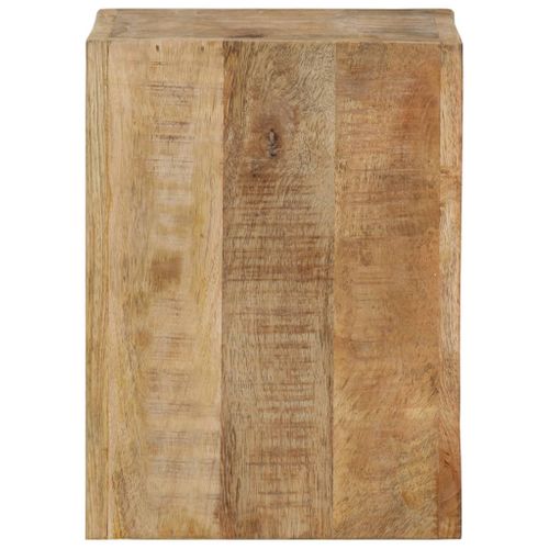 Tabouret 40x30x40 Cm Bois De Manguier Solide