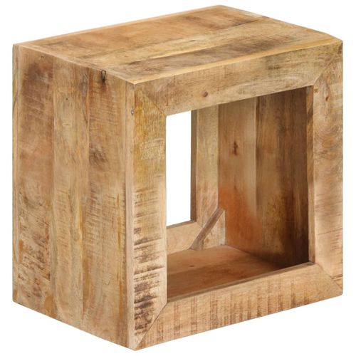 Tabouret 40x30x40 Cm Bois De Manguier Solide