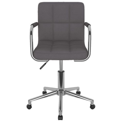 Chaise Pivotante De Salle à Manger Taupe Tissu