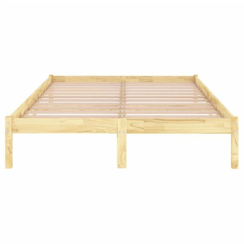 Cadre De Lit Sans Matelas Bois Massif 135x190 Cm