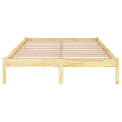 Cadre De Lit Sans Matelas Bois Massif 120x200 Cm