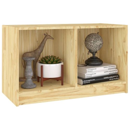 Meuble TV 70x33x42 Cm Bois De Pin Massif