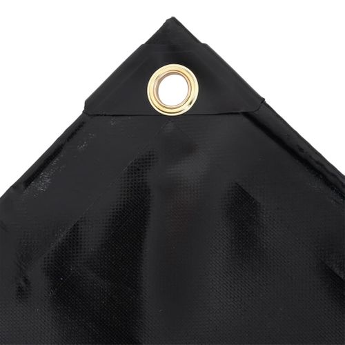 Bâche De Protection 650 G/m² 2x3 M Noir