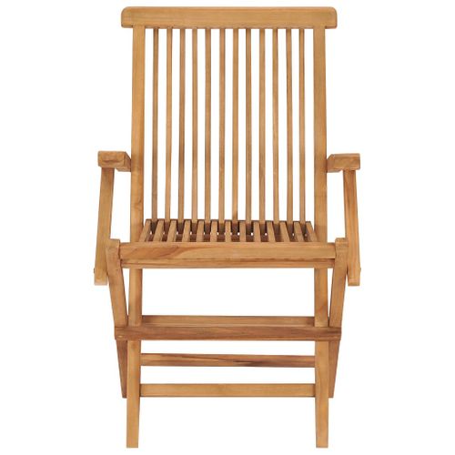 Chaises Pliables De Jardin Lot De 8 Bois De Teck Solide