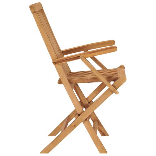 Chaises Pliables De Jardin Lot De 8 Bois De Teck Solide